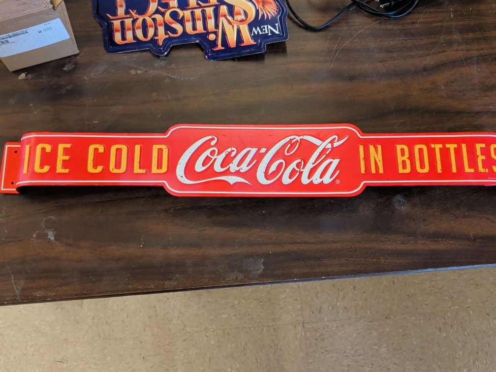 Coca cola vending machine topper