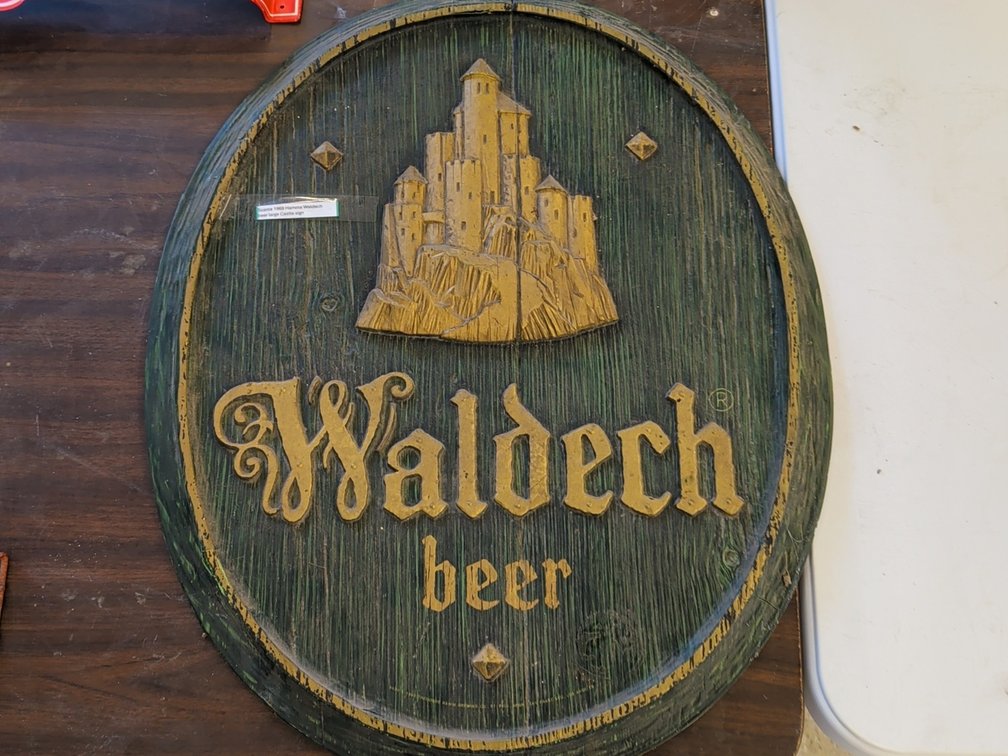 Hamm's Waldech beer sign