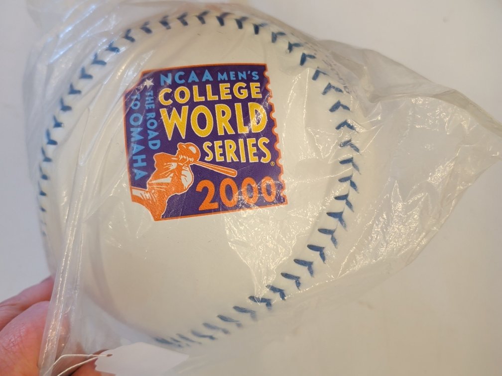 Giant baseball from NCAA college world series 2000