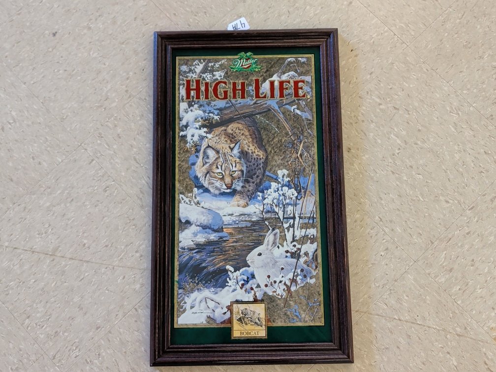 Miller high life Bobcat mirror