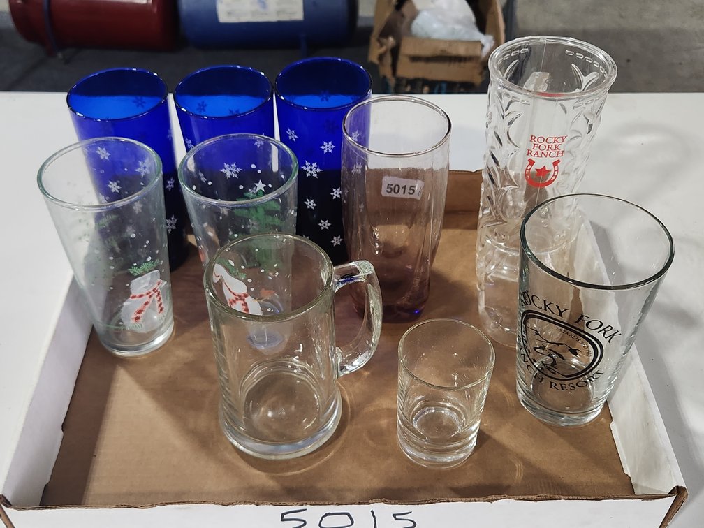 (10) Assorted Glasses