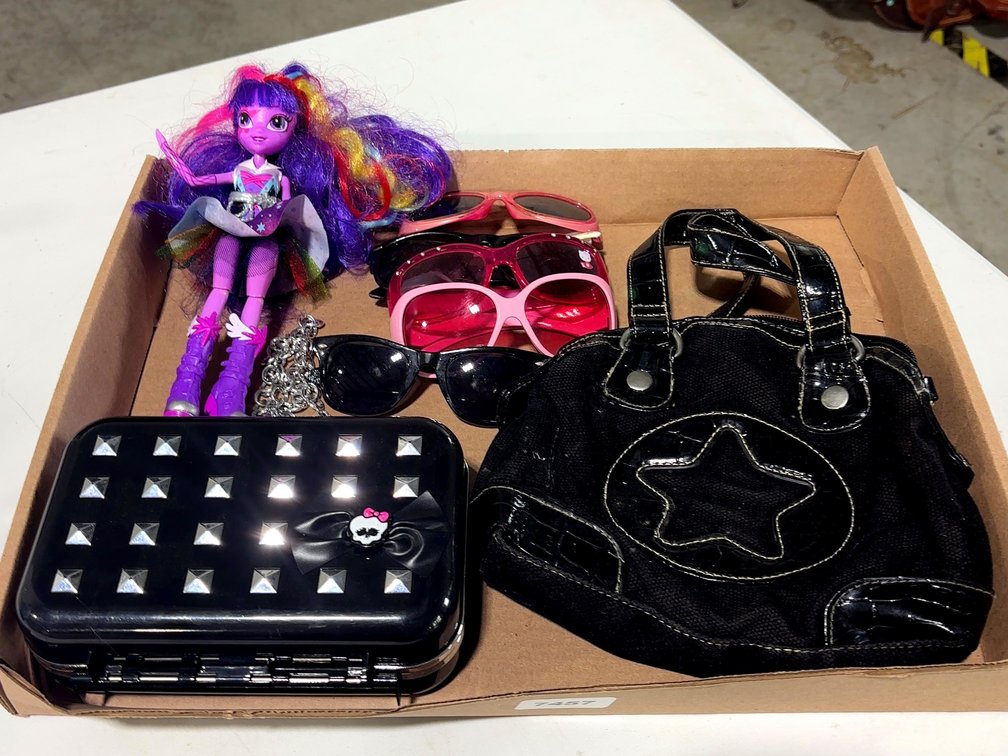 Flat of Young Girl Toys