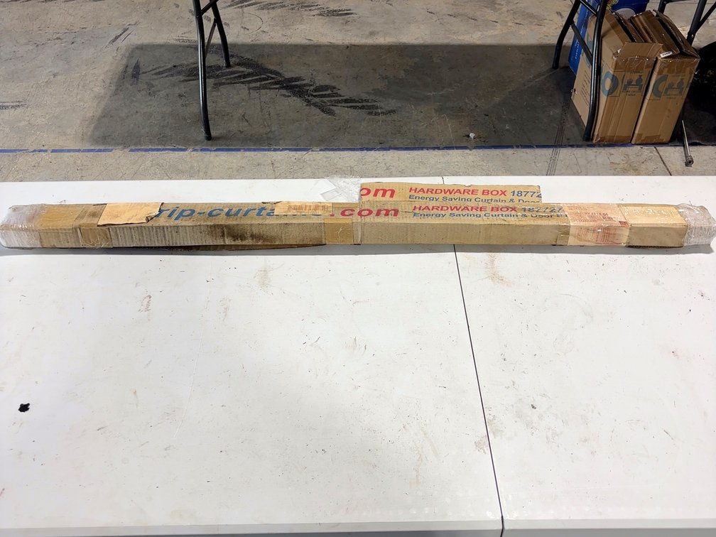 (1) Strip curtain still in box
