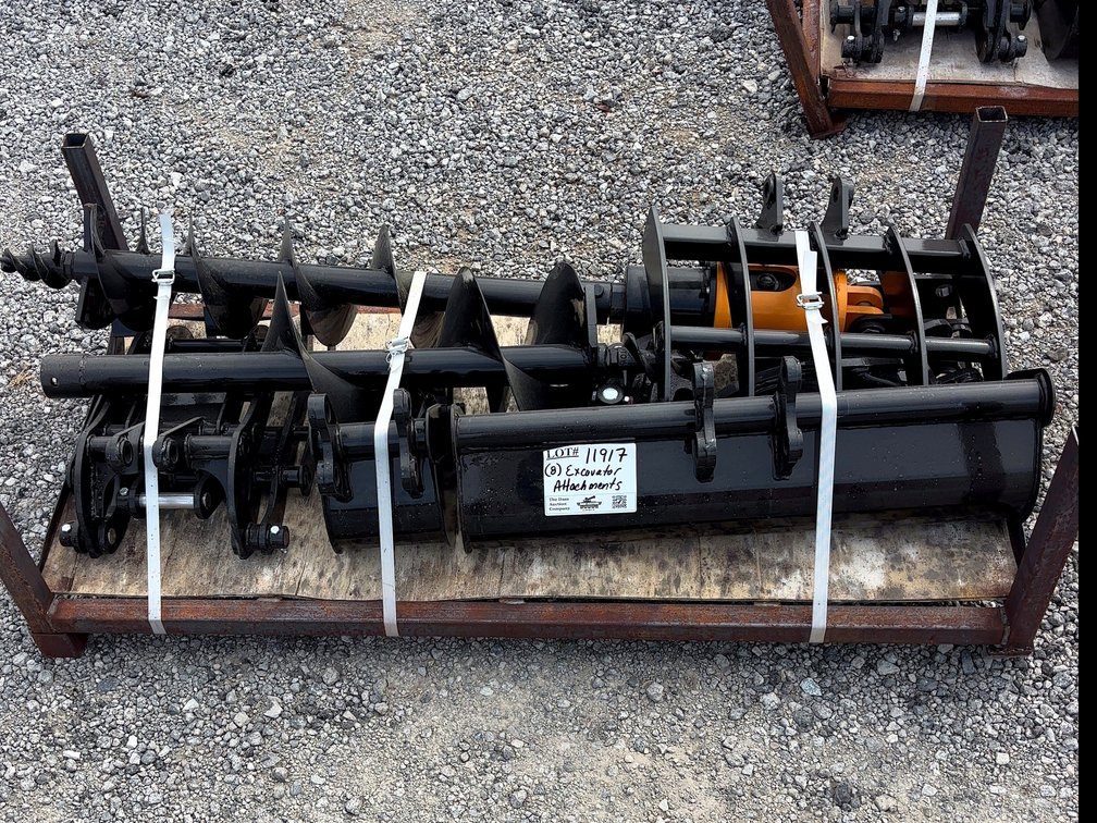 (8) Mini Excavator Attachments
