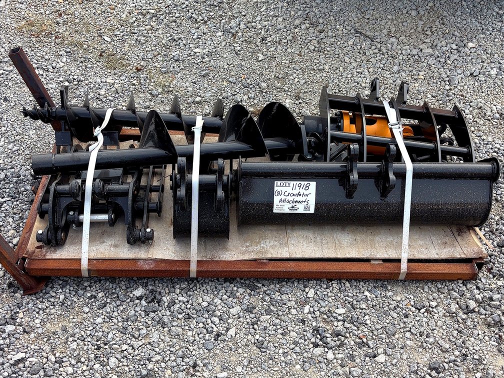 (8) Mini Excavator Attachments
