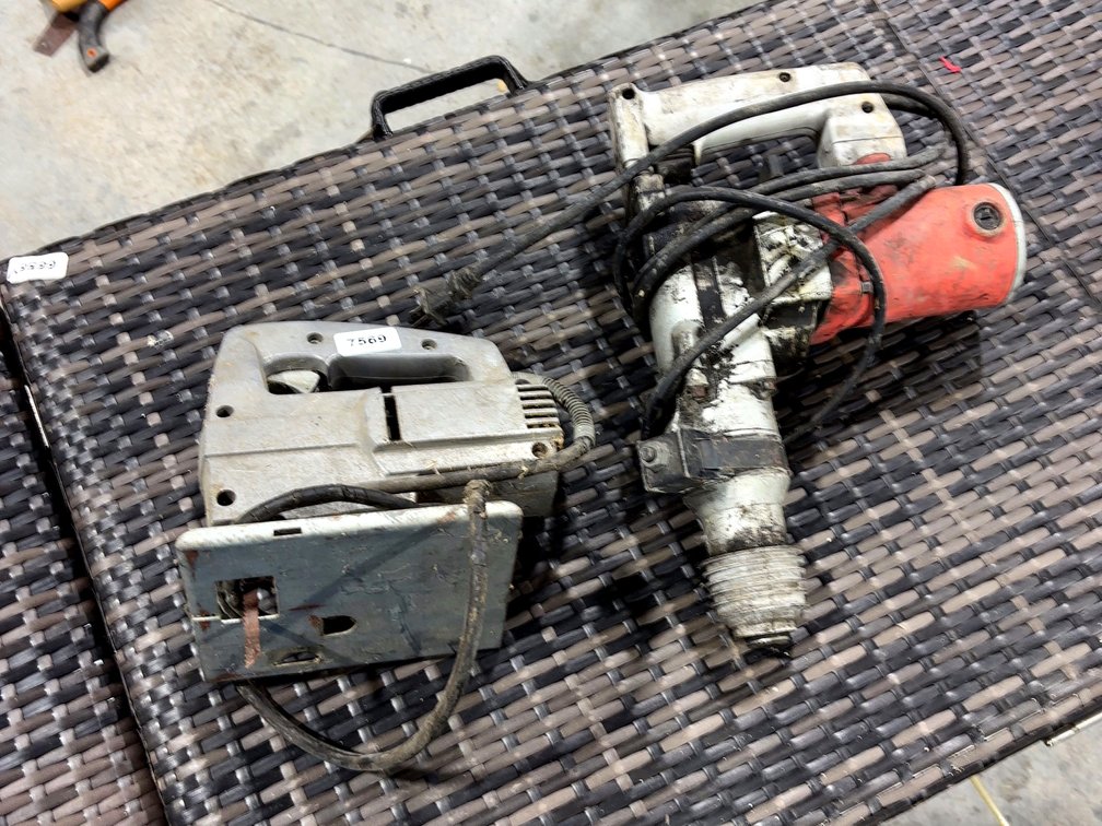 Corded Electric Jig Saw And Corded Drill