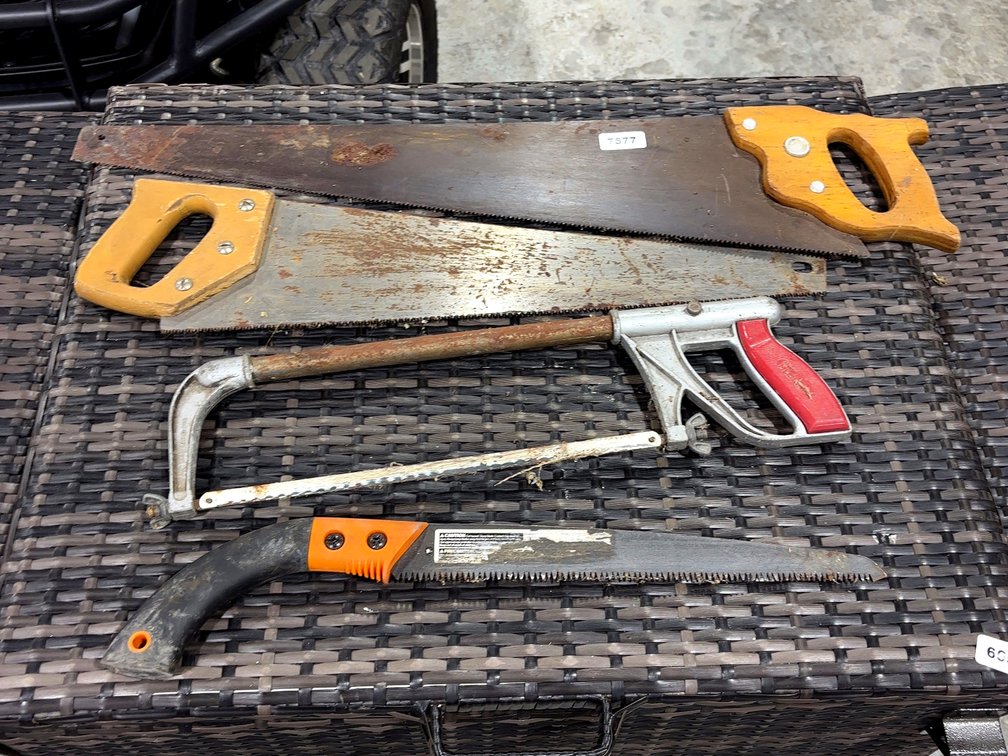 (4) Assorted Hand Saws