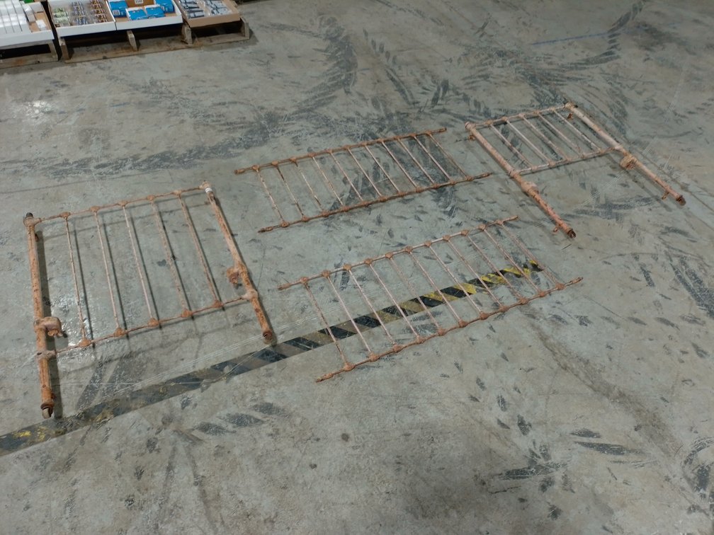 Antique Cast Iron Crib