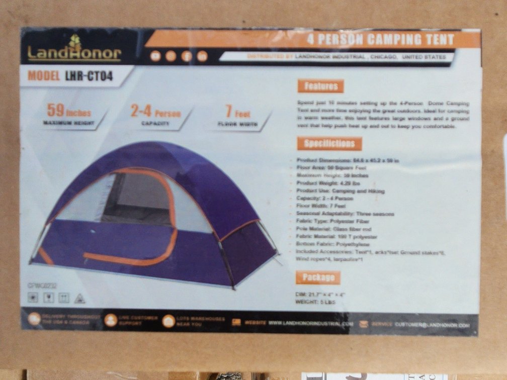 4 Person Camping Tent LHR-CT04