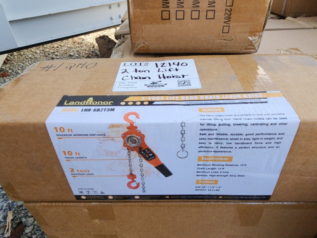 2-Ton Lift Hand Chain Lever Hoist LHR-SB2T3M