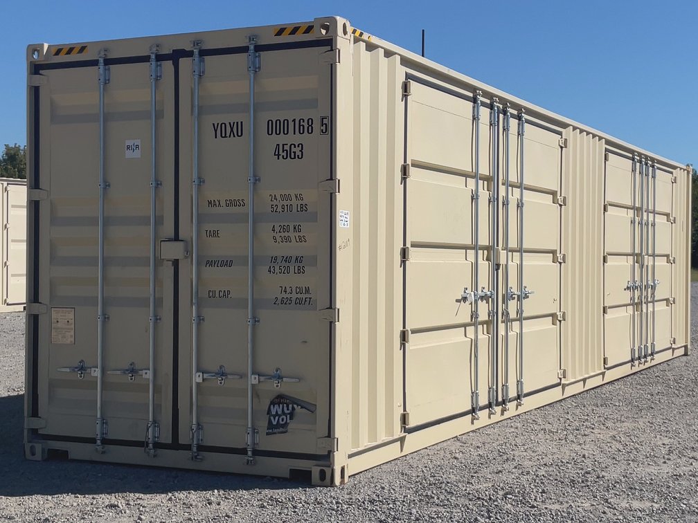 40 FT High Cube Container 2 Side Doors