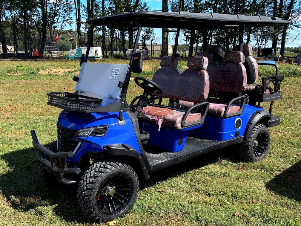 6 Seat Off-Road Golf Cart FT-GC42S Future Brand - Blue