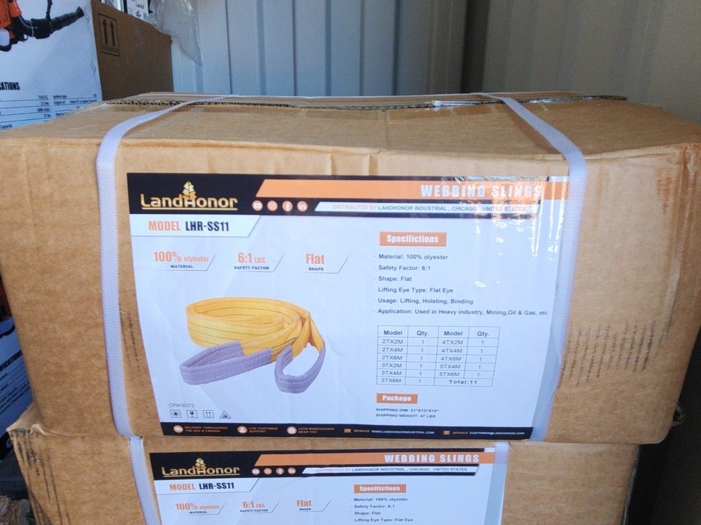 (11) Webbing Slings Various Sizes LHR-SS11