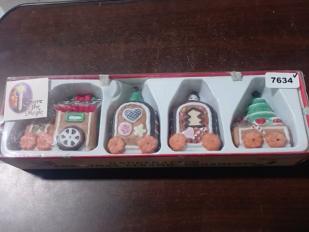 Handcrafted Christmas Ceramic Ornaments