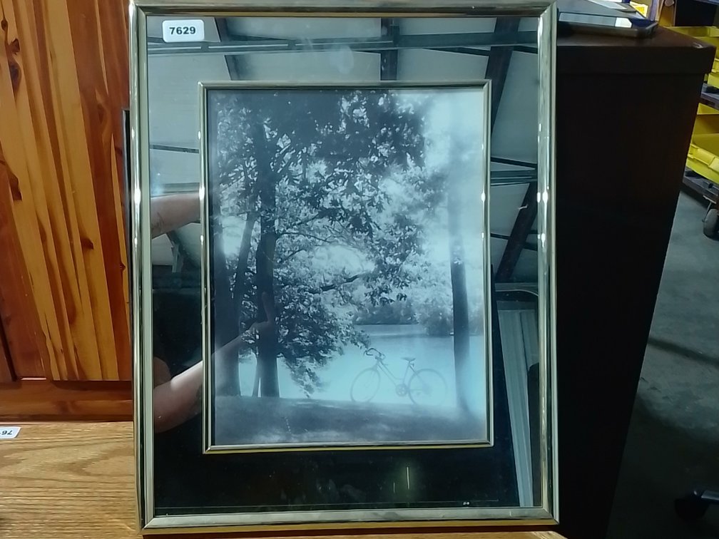 Framed Black And White Picture