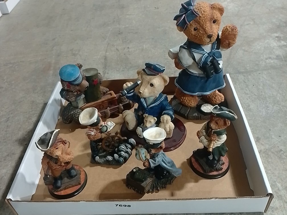 Sailor Themed Teddy Bear Figurines
