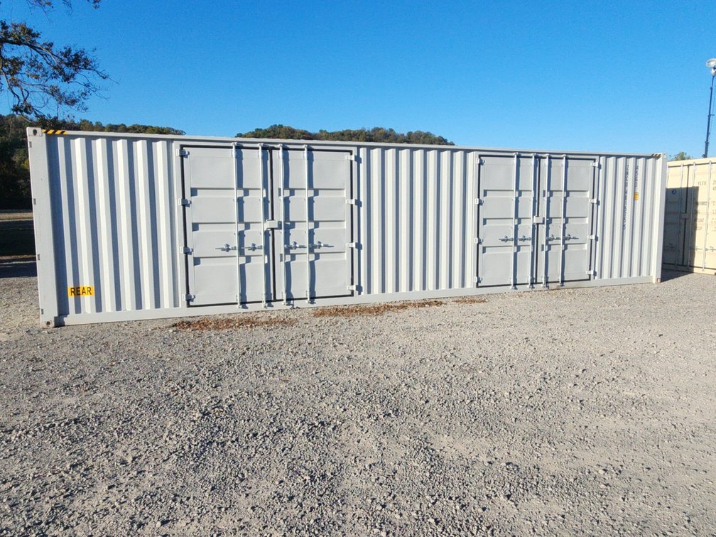 40 Foot High Cube Multi-Door Container 2 Side Doors
