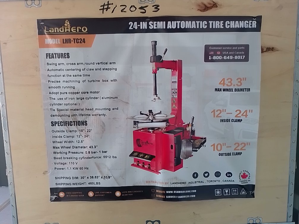24-IN Semi Automatic Tire Changer LHR-TC24