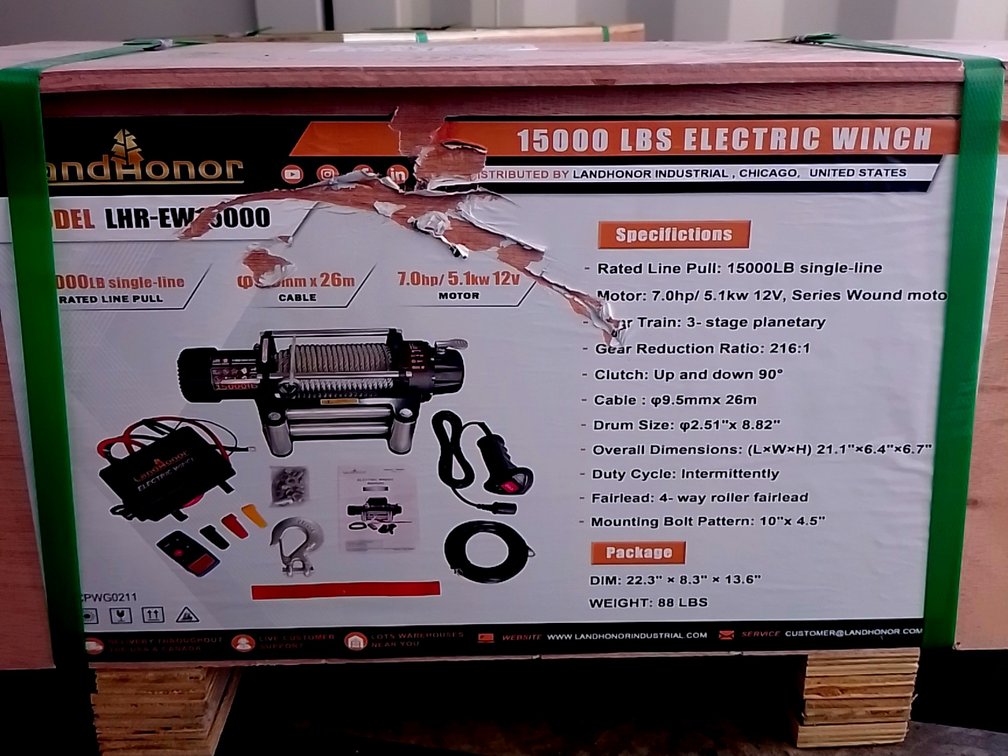 15000 Lbs Electric Winch LHR-EW15000
