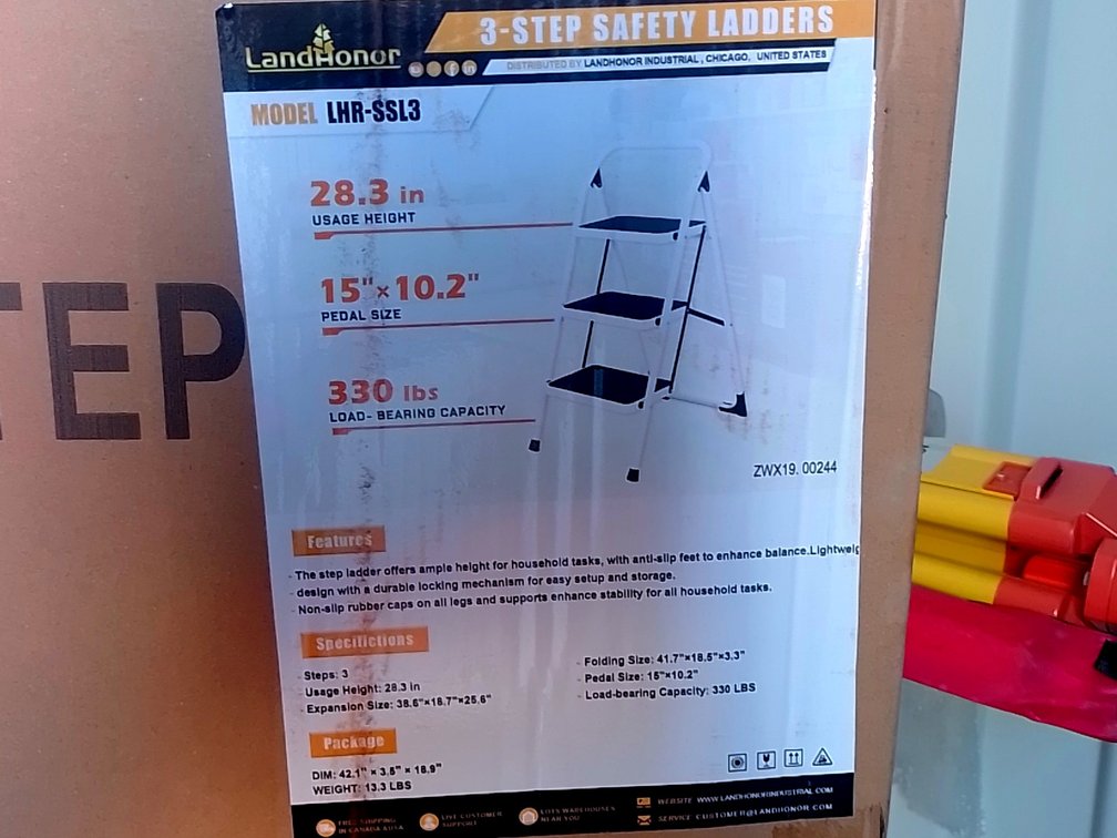 3-Step Safety Ladder LHR-SSL3