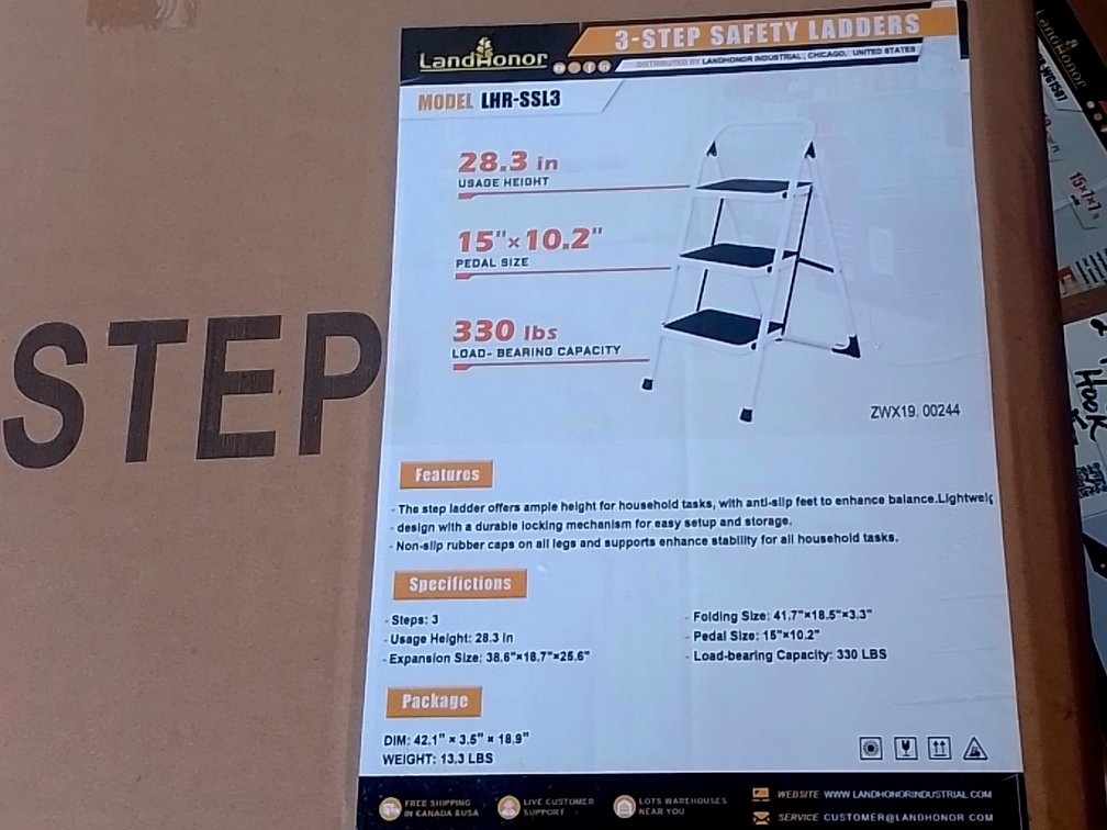 3-Step Safety Ladder LHR-SSL3