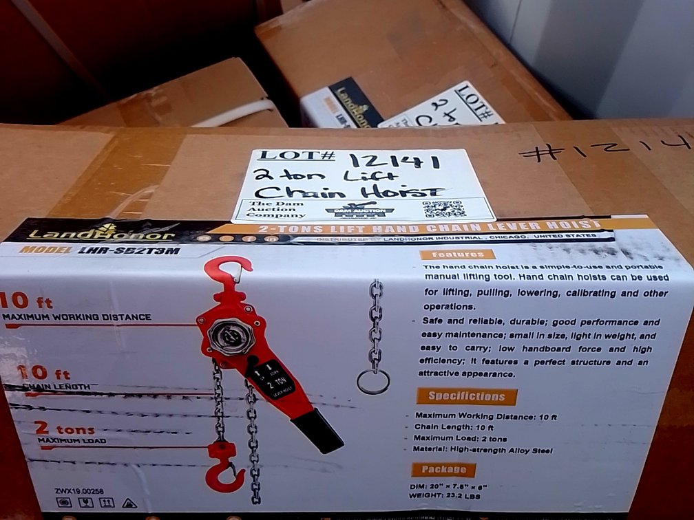2-Ton Lift Hand Chain Lever Hoist LHR-SB2T3M