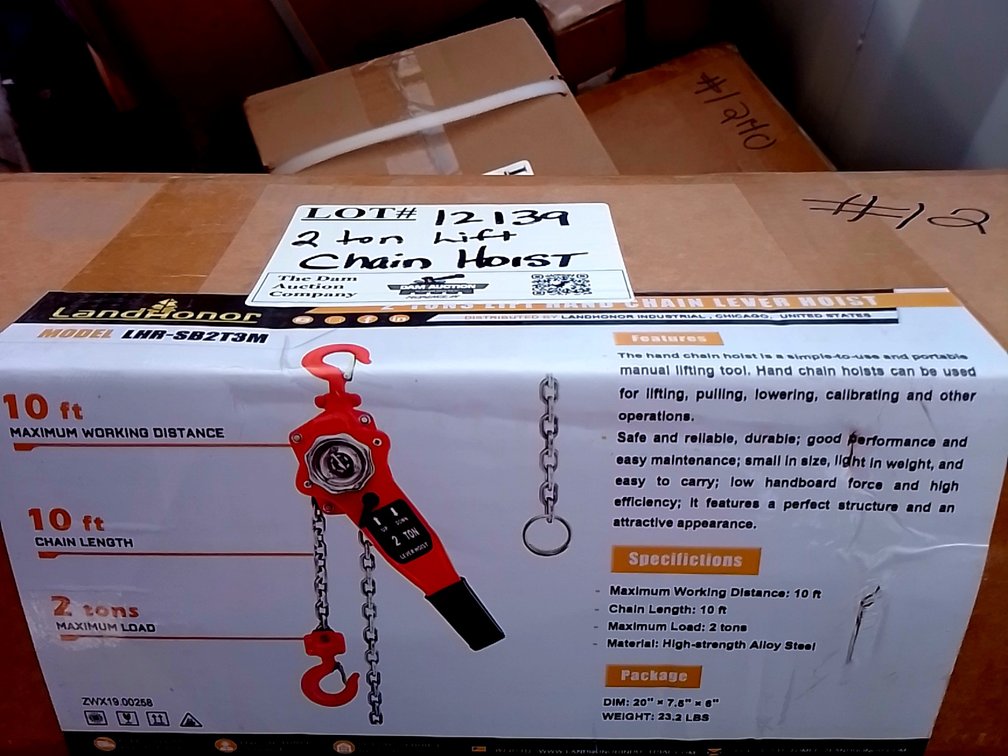 2-Ton Lift Hand Chain Lever Hoist LHR-SB2T3M