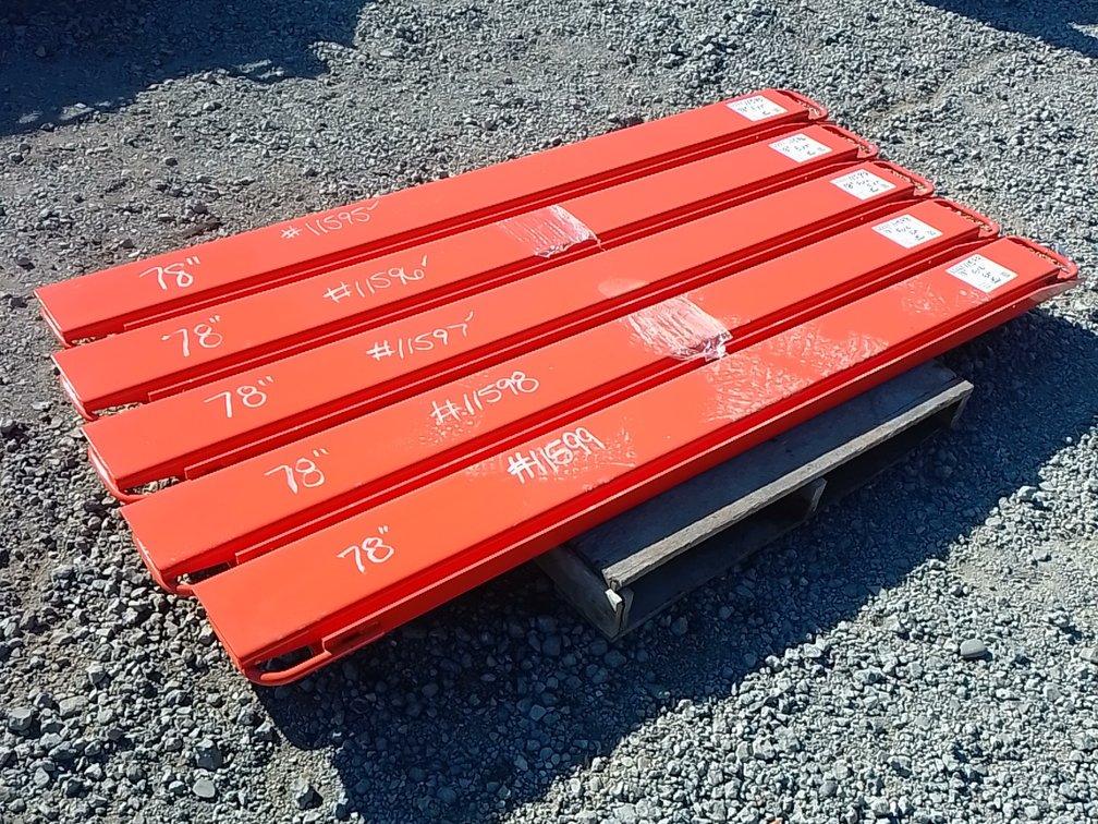 78 Inch Pallet Fork Extensions Wolverine ( ONE PAIR ONLY)