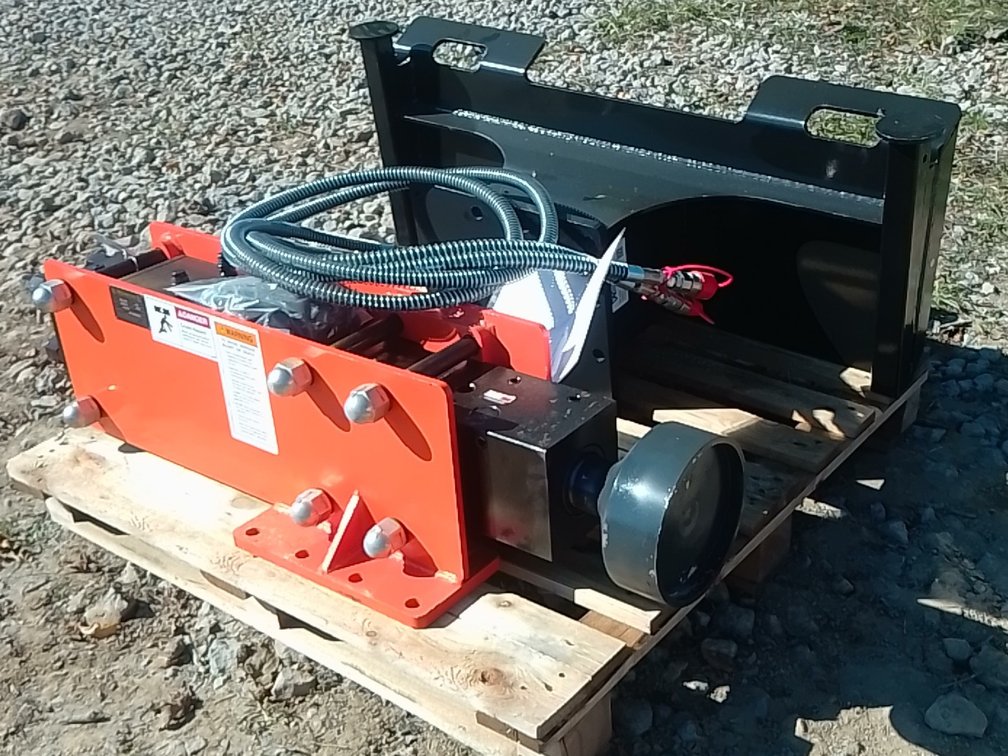 Skid Steer Post Driver Wolverine PD-12-08D