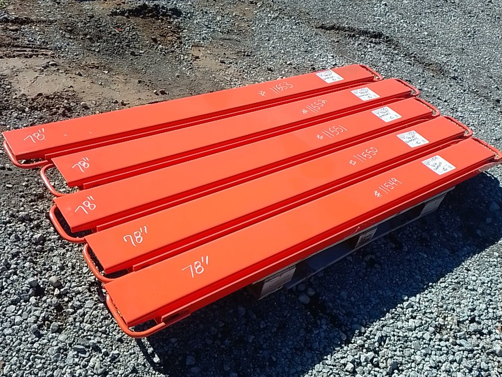 78 Inch Pallet Fork Extensions Wolverine ( ONE PAIR ONLY)