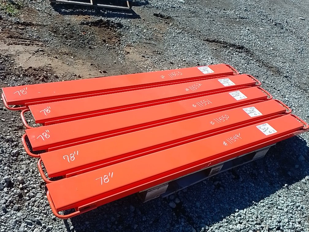 78 Inch Pallet Fork Extensions Wolverine (ONE PAIR ONLY)