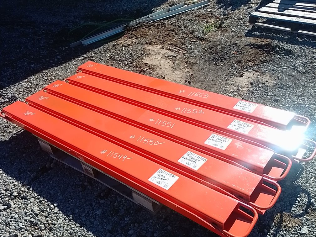 78 Inch Pallet Fork Extensions Wolverine (ONE PAIR ONLY)