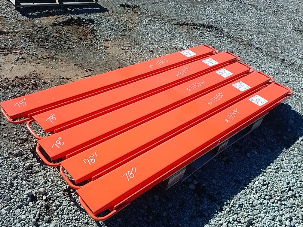 78 Inch Pallet Fork Extensions Wolverine (ONE PAIR ONLY)