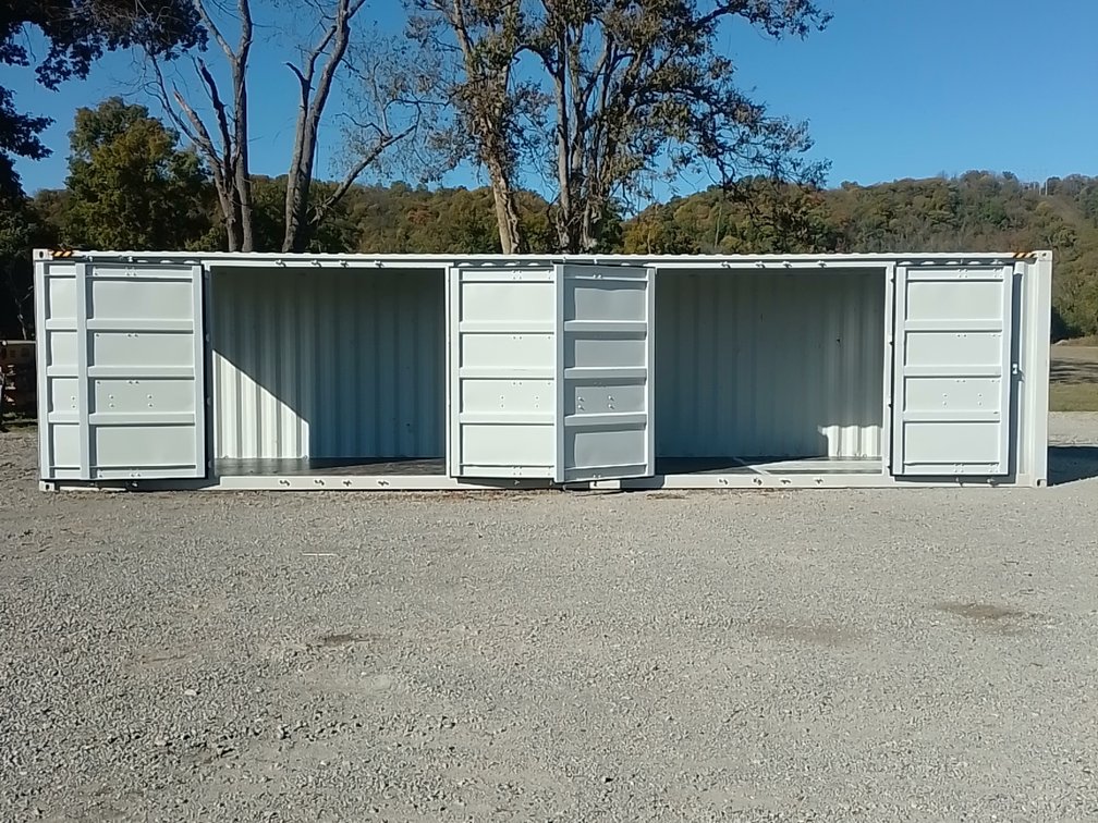 40 Foot High Cube Multi-Door Container 2-Side Doors