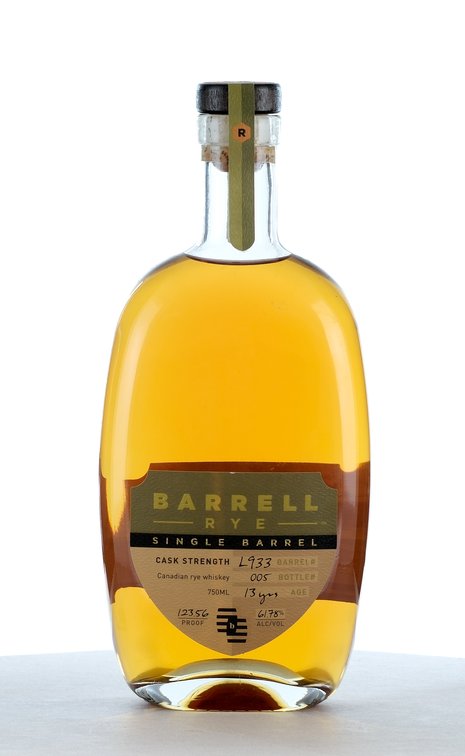 Barrell Rye Single Barrel Cask Strength Canadian Rye Whiskey 13 Years Barrel #005