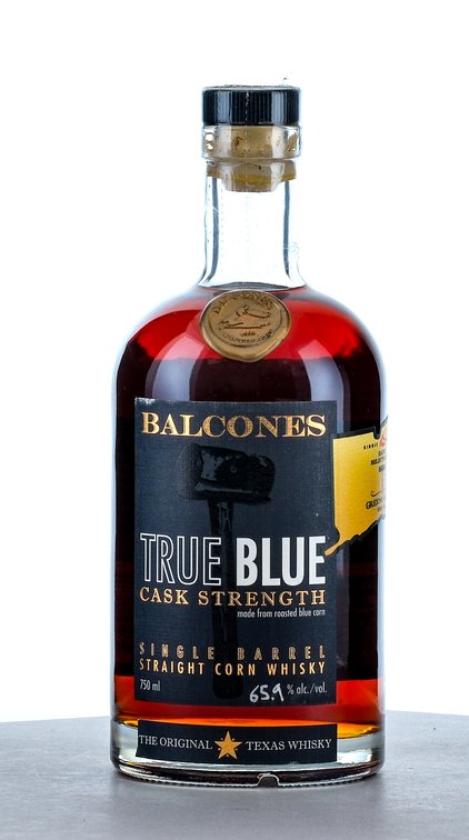 Balcones True Blue Cask Strength Single Barrel Straight Corn Whisky