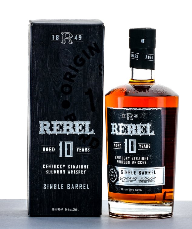 Rebel 10 Year Single Barrel Bourbon