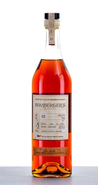 Bomberger's Declaration Kentucky Straight Bourbon Whiskey 108 Proof Batch 21E1348 2021 Release