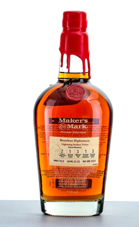 Maker's Mark Private Selection Bourbon Diplomacy Lightning Strikes Twice