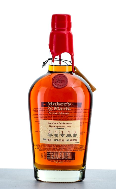Maker's Mark Private Selection Bourbon Diplomacy Lightning Strikes Twice