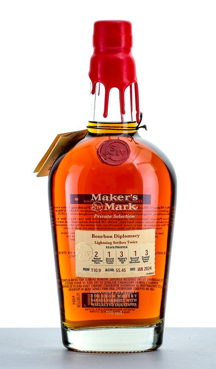 Maker's Mark Private Selection Bourbon Diplomacy Lightning Strikes Twice