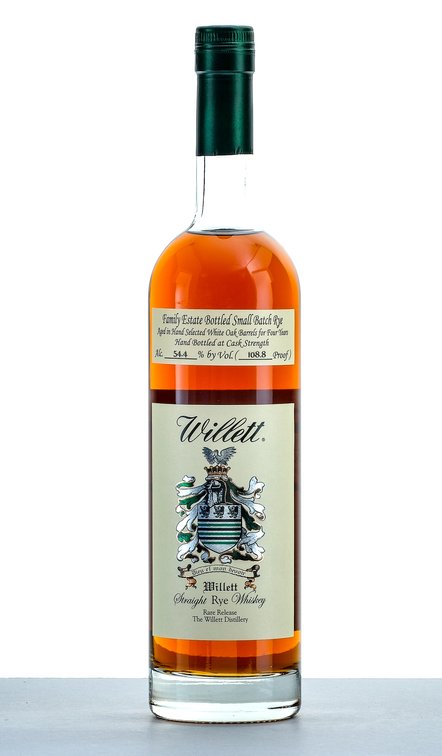 Willett Straight Rye Whiskey 4 Year Small Batch Cask Strength