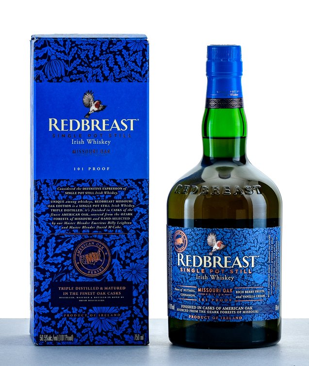 Redbreast Single Pot Still Missouri Oak Single Cask Irish Whiskey