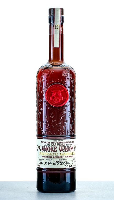 Smoke Wagon Private Barrel 7 Year Single Barrel "Worldwide Wine & Spirits" Store Pick Bourbon