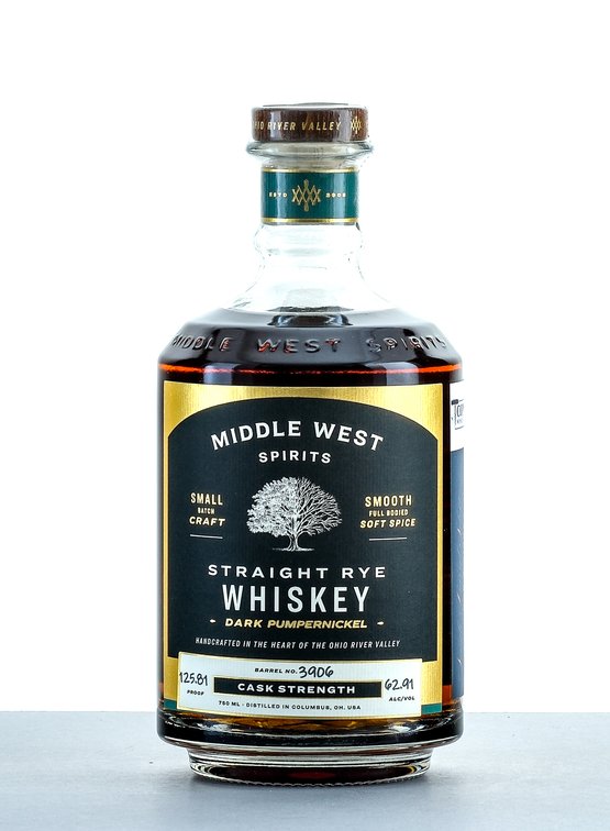 Middle West Spirits Straight Rye Dark Pumpernickel Small Batch Cask Strength