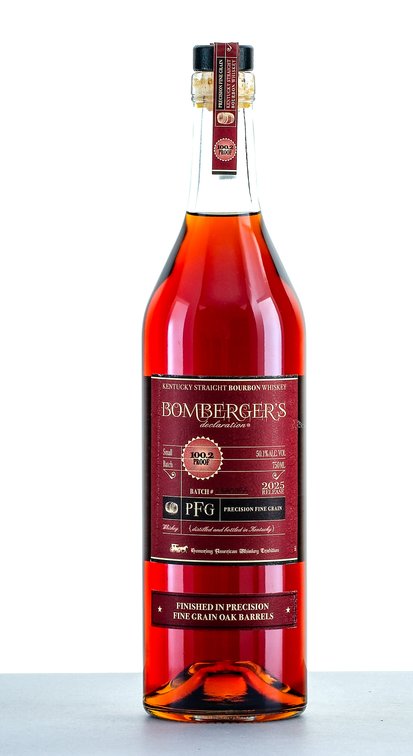 Bomberger's Declaration PFG Precision Fine Grain 2025 Release Small Batch Bourbon