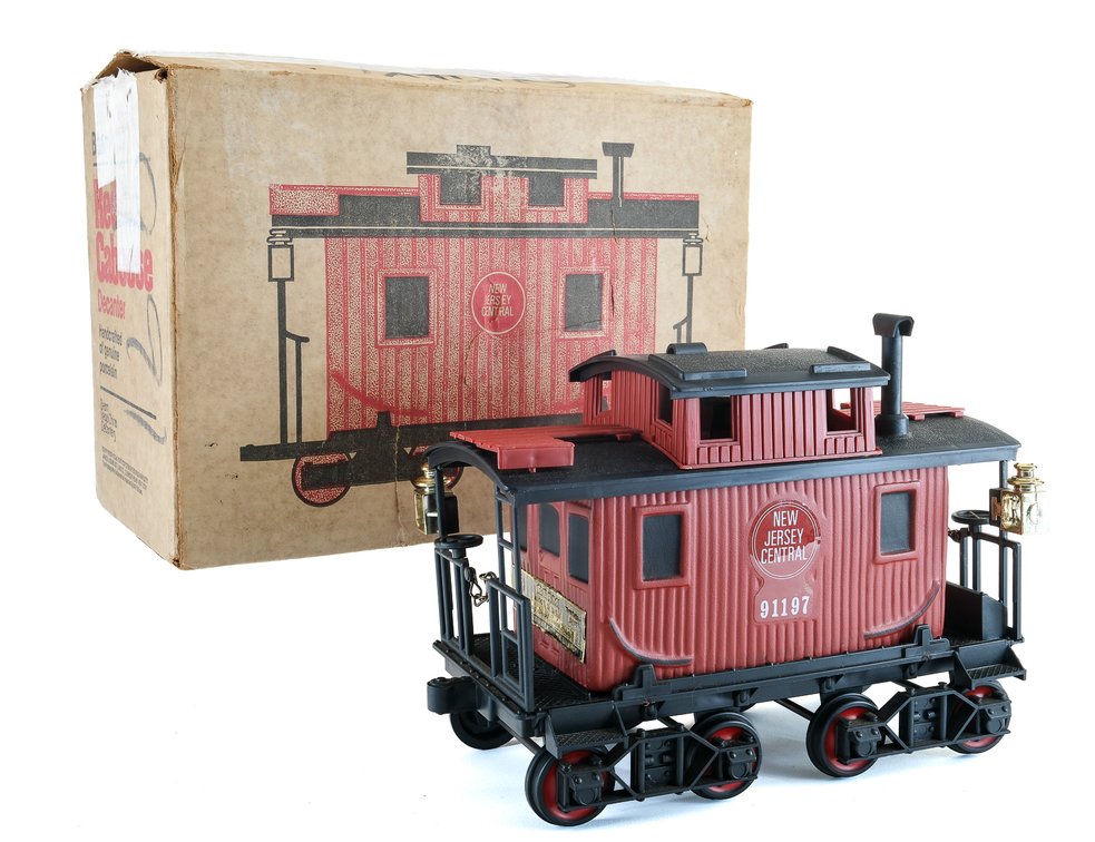 Jim Beam Decanter: New Jersey Central Caboose 91197