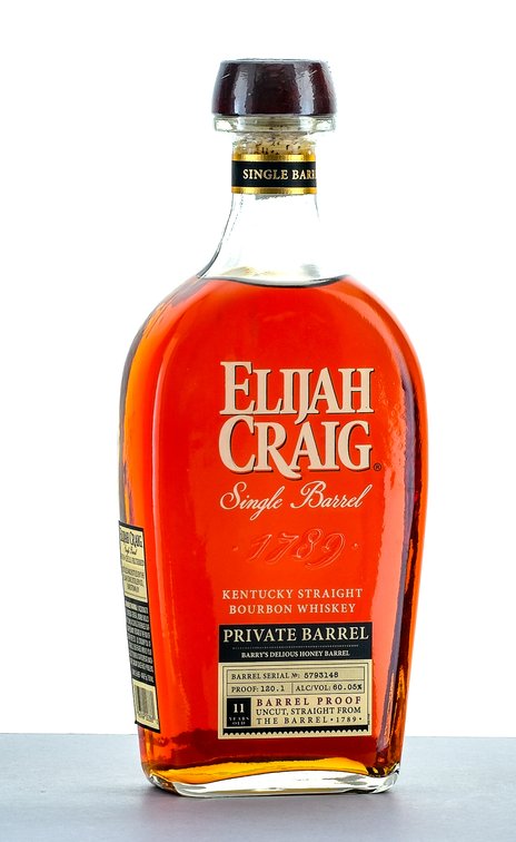 Elijah Craig Single Barrel 11 Year Barrel Proof Bourbon