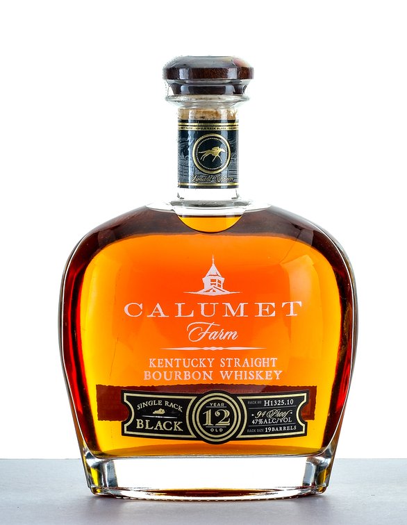 Calumet Farm Single Rack Black 12 Year Single Barrel Bourbon