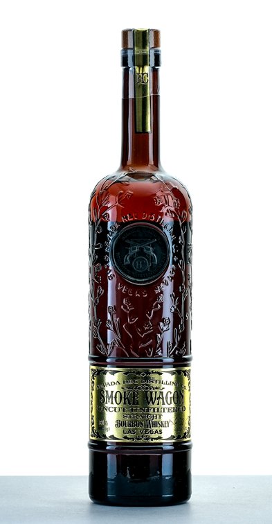 Smoke Wagon Uncut Unfiltered Barrel Strength Bourbon